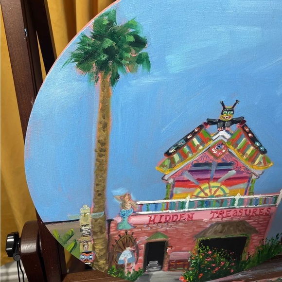 Topanga Canyon Hidden Treasures Oil Painting On Canvas Impressionism California - Picture 8 of 8